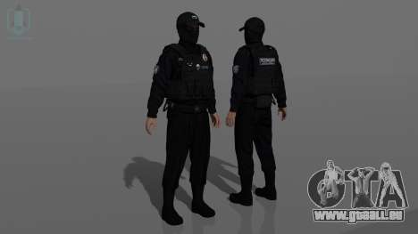 Employé du service de police pour GTA San Andreas