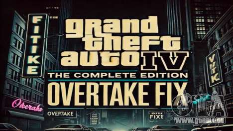 IV CE OvertakeFix V3 pour GTA 4