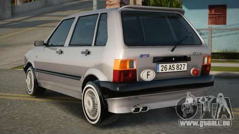Fiat Uno 70S Etiket für GTA San Andreas