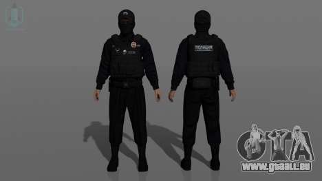 Employé du service de police pour GTA San Andreas