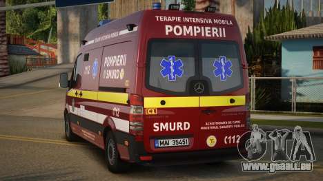 Mercedes-Benz Sprinter W906 Romanian Ambulance pour GTA San Andreas
