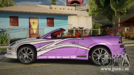 Mitsubishi Eclipse 2002 Spyder pour GTA San Andreas