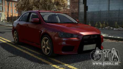 Mitsubishi Lancer Evo X Blaurs pour GTA 4
