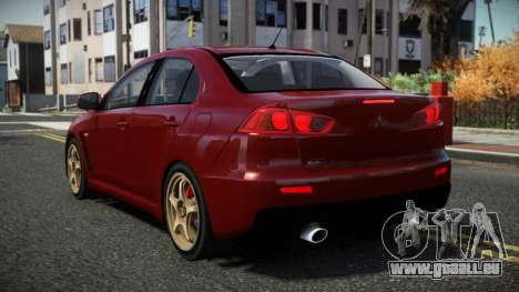 Mitsubishi Lancer Evo X Blaurs pour GTA 4