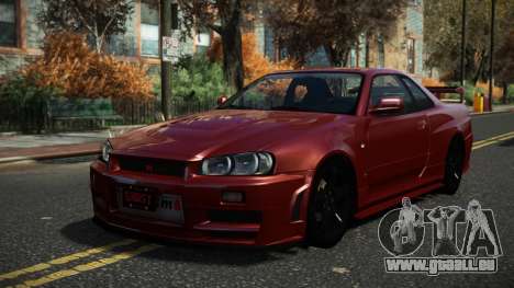 Nissan Skyline R34 Quwhit für GTA 4