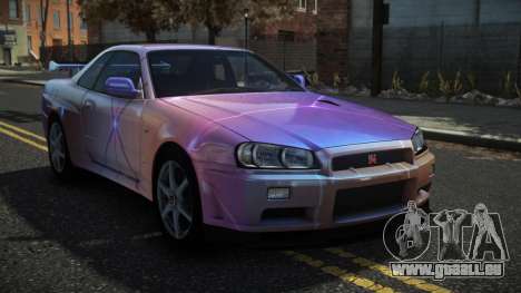 Nissan Skyline R34 Drujo S8 pour GTA 4