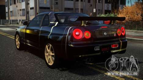 Nissan Skyline R34 Nazuxy S13 für GTA 4