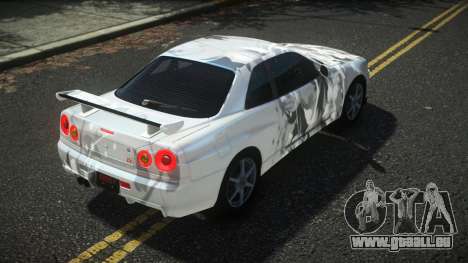 Nissan Skyline R34 Drujo S12 pour GTA 4