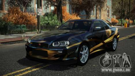 Nissan Skyline R34 Drujo S4 pour GTA 4