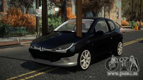 Peugeot 206 Zaserf pour GTA 4