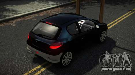 Peugeot 206 Zaserf pour GTA 4