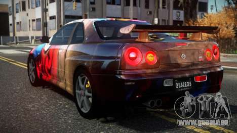 Nissan Skyline R34 Cusvar S10 pour GTA 4