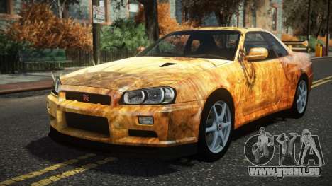 Nissan Skyline R34 Drujo S9 für GTA 4