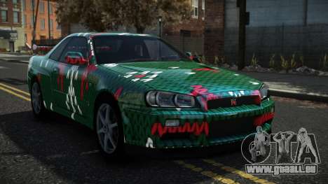Nissan Skyline R34 Drujo S13 pour GTA 4