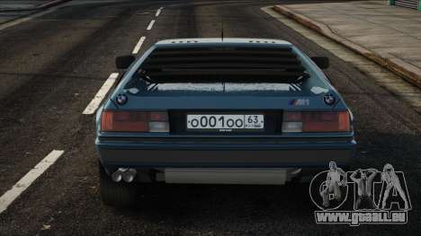 Bmw M1 Stock für GTA San Andreas