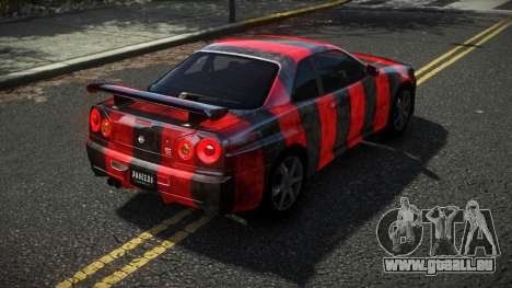 Nissan Skyline R34 Cusvar S12 für GTA 4