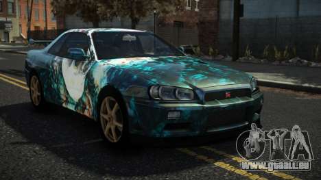 Nissan Skyline R34 Nazuxy S3 für GTA 4