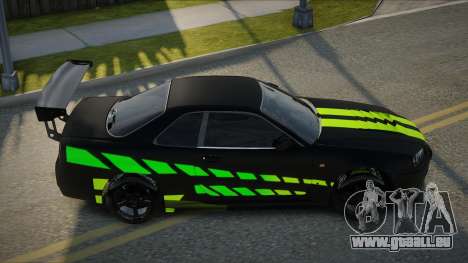 Nissan Skyline R34 GPJ für GTA San Andreas