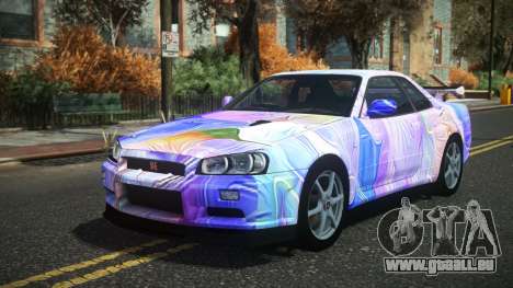 Nissan Skyline R34 Drujo S11 für GTA 4