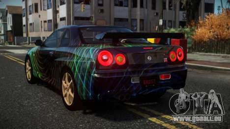 Nissan Skyline R34 Nazuxy S6 für GTA 4