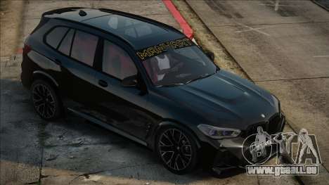 BMW X5M 2020 Blek pour GTA San Andreas