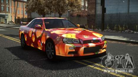 Nissan Skyline R34 Cusvar S3 pour GTA 4