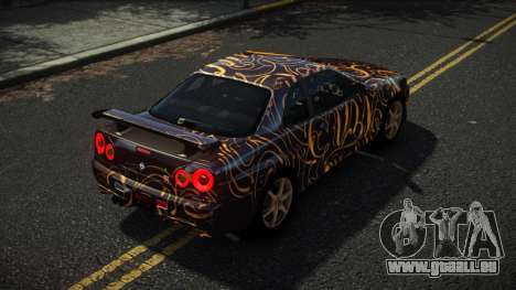 Nissan Skyline R34 Nazuxy S7 pour GTA 4
