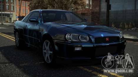Nissan Skyline R34 Drujo S2 pour GTA 4