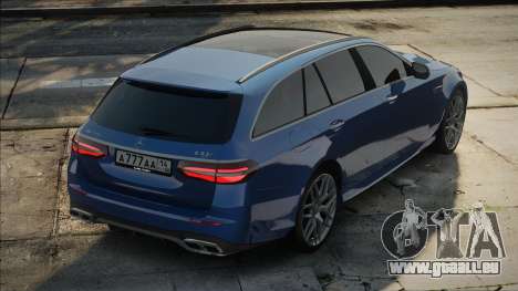 Mercedes-Benz E63s W213 Estate Blue pour GTA San Andreas