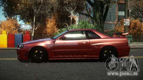 Nissan Skyline R34 Quwhit für GTA 4