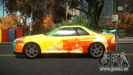 Nissan Skyline R34 Drujo S14 für GTA 4