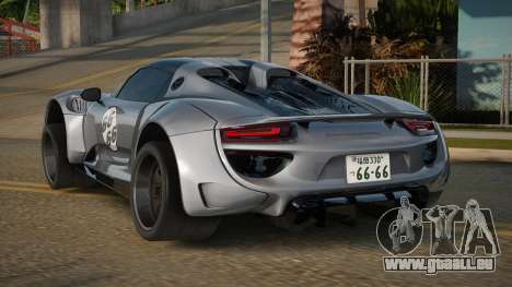 Porsche 918 Dusta pour GTA San Andreas