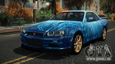Nissan Skyline R34 Nazuxy S11 für GTA 4