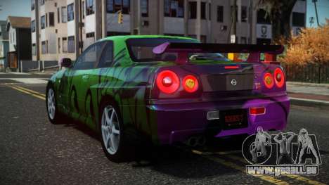 Nissan Skyline R34 Drujo S6 für GTA 4