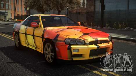 Nissan Skyline R34 Nazuxy S5 für GTA 4