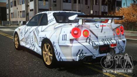 Nissan Skyline R34 Nazuxy S1 pour GTA 4