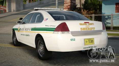 2012 Chevrolet Impala OCSO pour GTA San Andreas