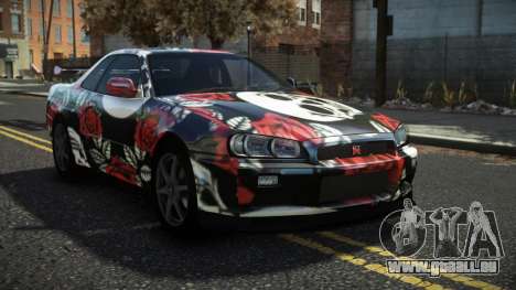 Nissan Skyline R34 Cusvar S2 pour GTA 4