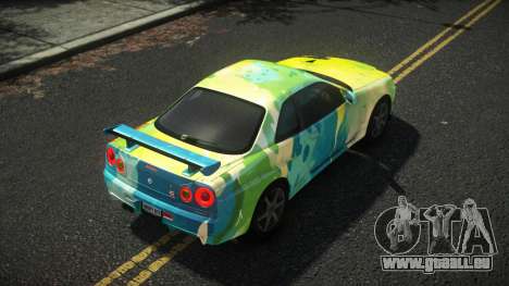 Nissan Skyline R34 Drujo S14 für GTA 4
