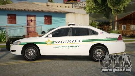 2012 Chevrolet Impala OCSO pour GTA San Andreas
