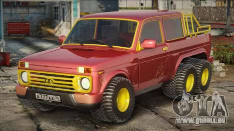 Lada Niva 6x6 New Year pour GTA San Andreas