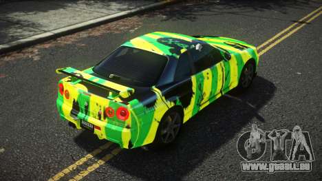 Nissan Skyline R34 Cusvar S13 pour GTA 4