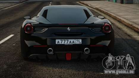 Ferrari 488 GTB Black pour GTA San Andreas