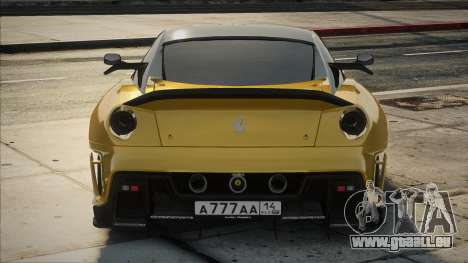 Ferrari 599XX Evo Yellow pour GTA San Andreas