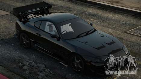 Toyota Supra A80 Black pour GTA San Andreas