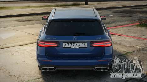 Mercedes-Benz E63s W213 Estate Blue pour GTA San Andreas