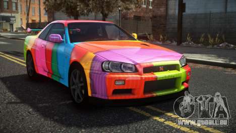 Nissan Skyline R34 Cusvar S1 für GTA 4