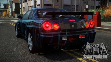 Nissan Skyline R34 Drujo S2 pour GTA 4