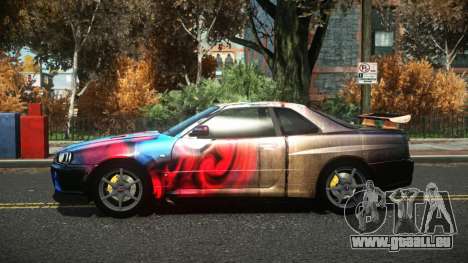 Nissan Skyline R34 Cusvar S10 pour GTA 4