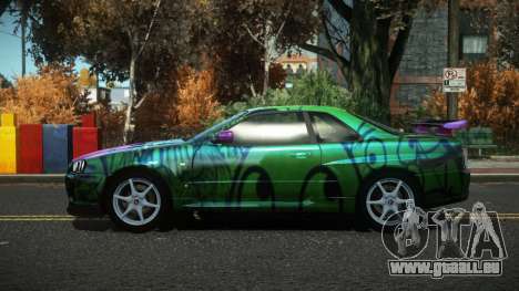 Nissan Skyline R34 Drujo S6 für GTA 4